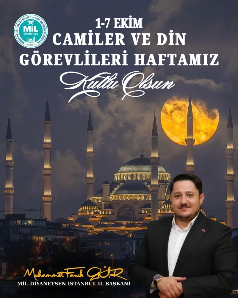 Camiler ve Din Görevlileri Haftamız Kutlu Olsun.