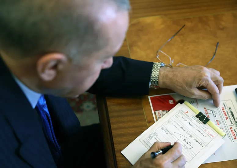 Erdoğan’dan Gazze’ye Kurban Bağışı