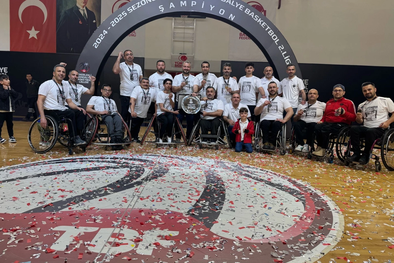 Tekerlekli Basketbol Takımı 1. lige yükseldi