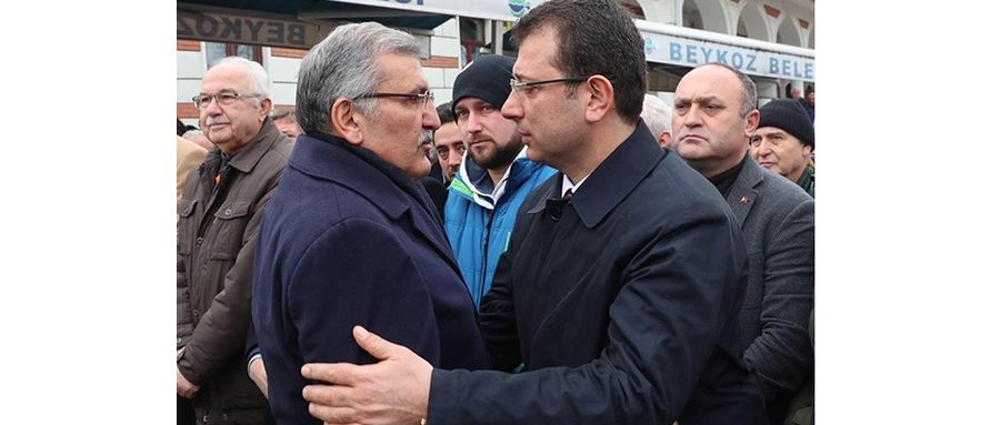 İmamoğlu Ve Aydın Cenazede Bir Araya Geldi